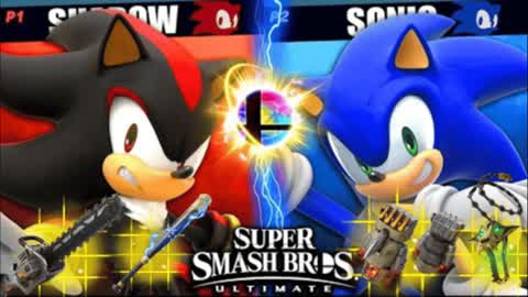 SONIC VS SHADOW🔴RED VS BLUE🔵SMASH BROS