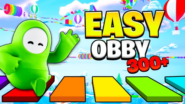 🌈👑VERY EASY FALL GUYS OBBY PARKOUR🌈👑