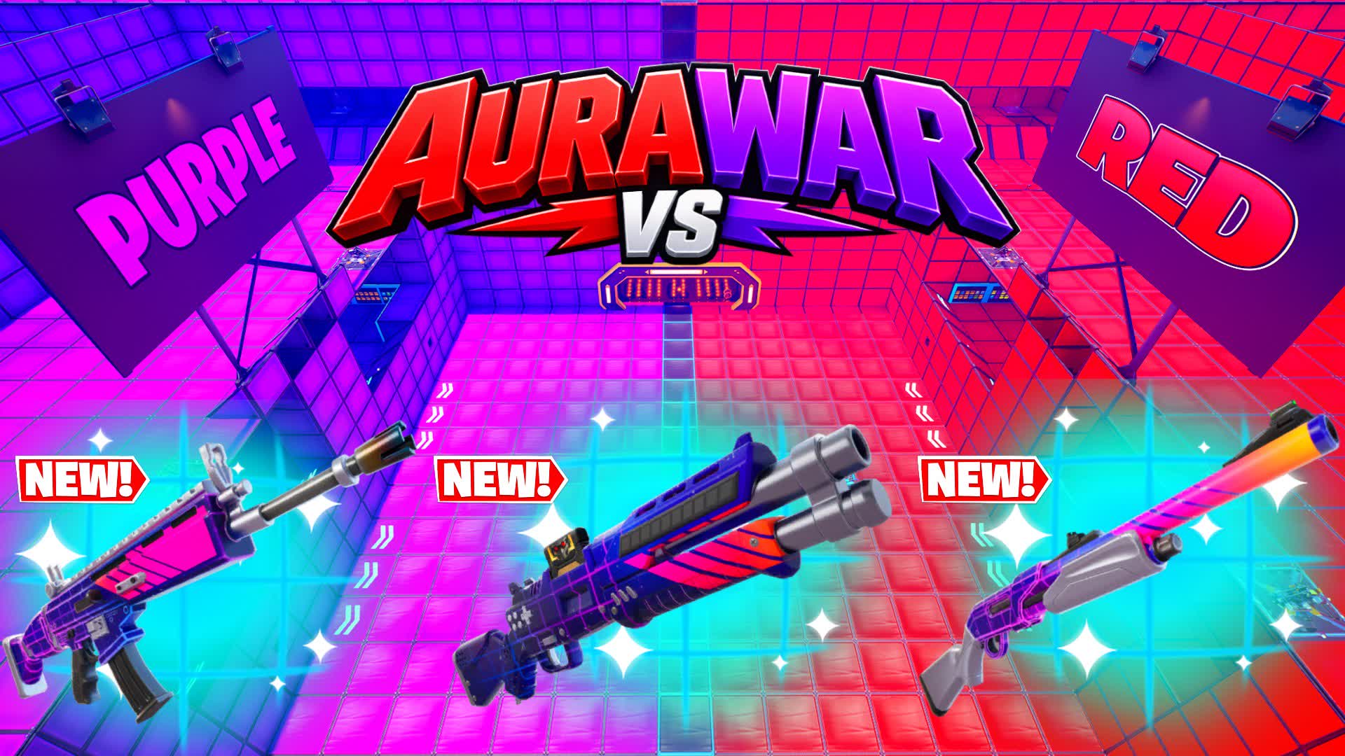 ウルトラレッド VS ブルー🔴🔵オーラウォーズ 新武器