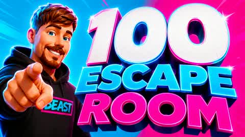 100 GAMERS ESCAPE ROOM🎮