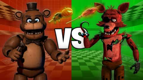 🧸 RED VS BLUE - FREDDY VS FOXY (FNAF)