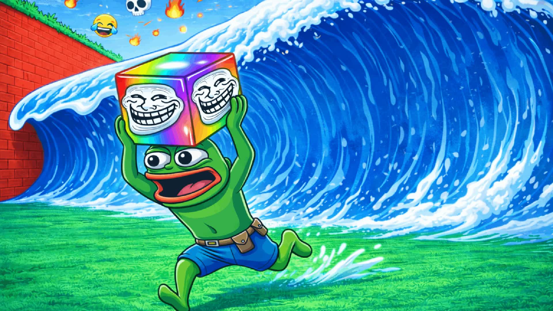 Escape meme for the brainrots - fortnite