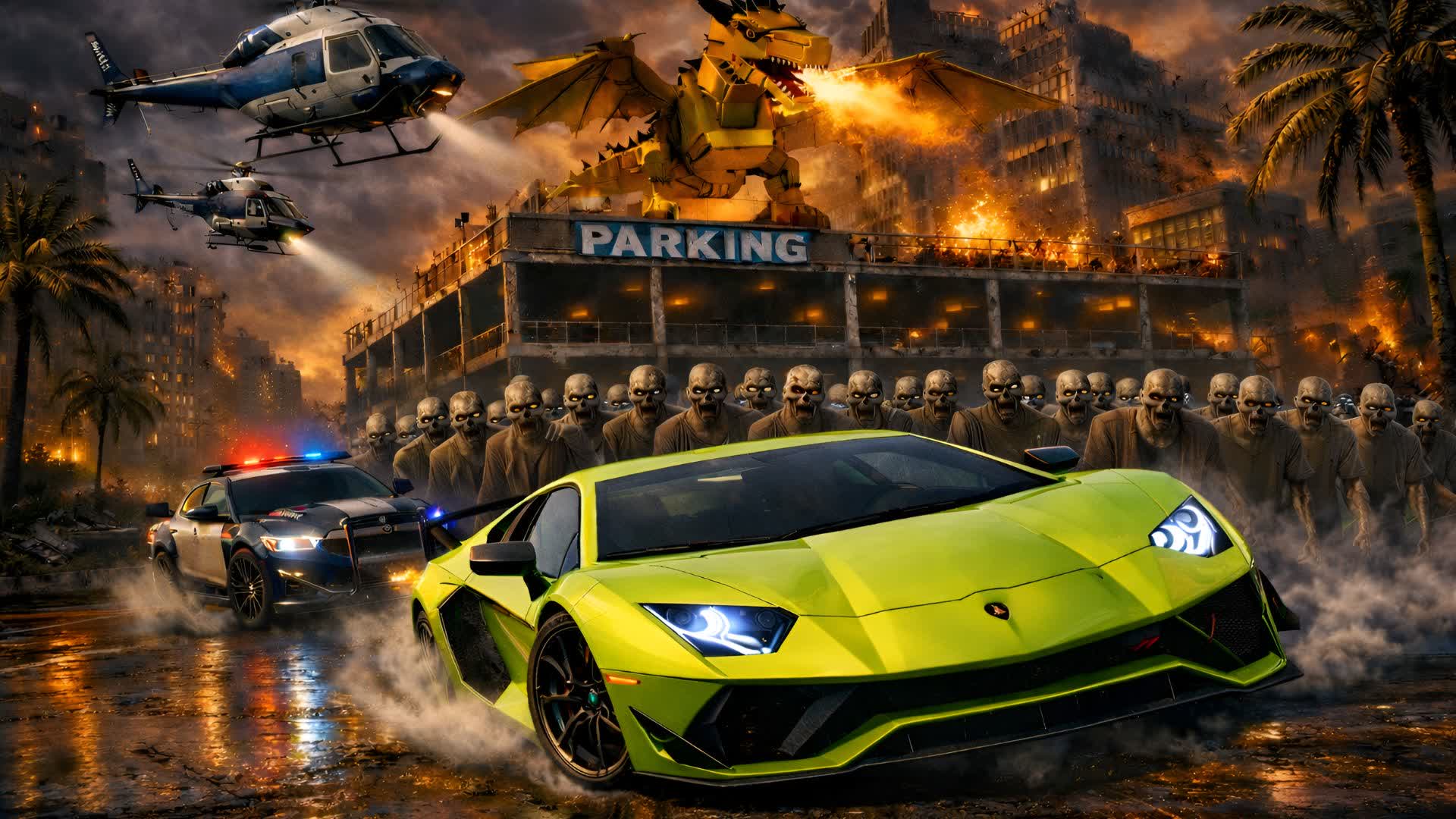 Brainrot Town ✨ Zombie Drive