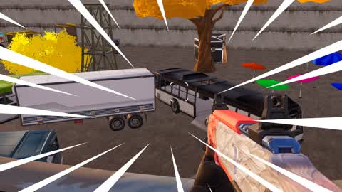 一人称視点で銃で相手を倒すゲーム