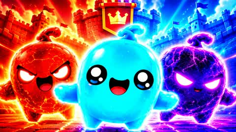 🎨 Red vs Blue ⭐ Paint Battle