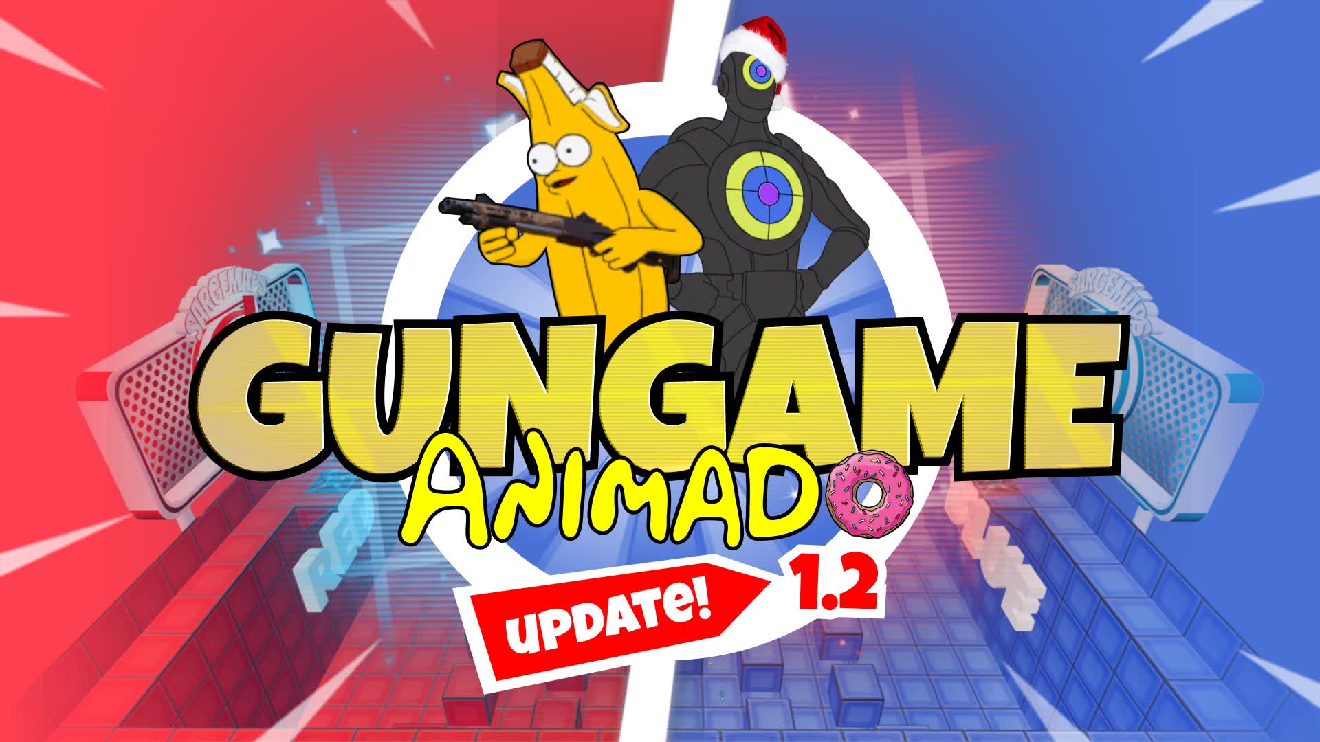 GUNGAME 🔫 RED VS BLUE - ANIMADO 🔴🔵