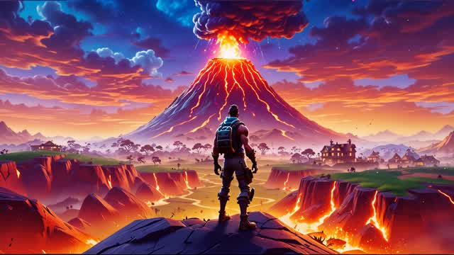 1HP Volcano Gun Game