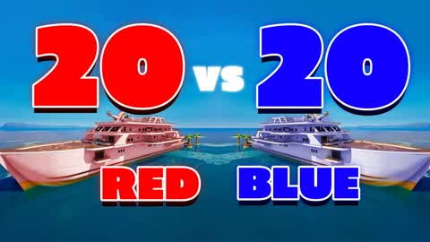 20 vs 20🔴RED VS BLUE🔵WAR🌎