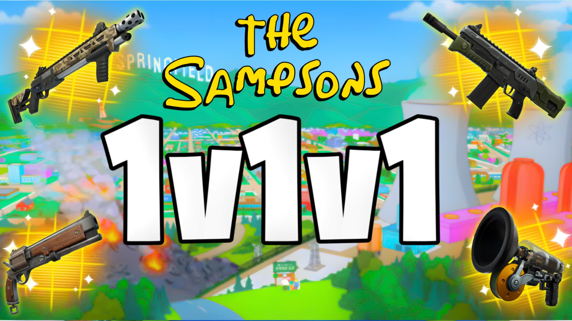 THE SIMPSONS RELOAD FFA 1v1v1