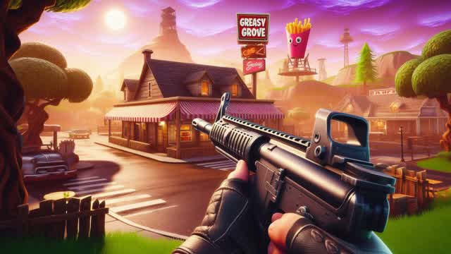 FIRST PERSON GUN GAME GREASY GROVE