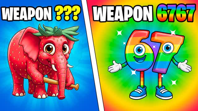 BRAINROT GUN GAME 🎯 ONE SHOT