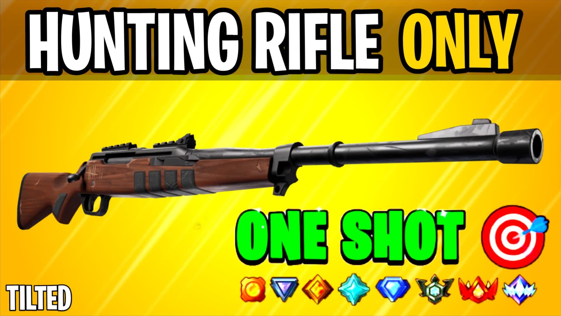 HUNTING RIFLE ONLY🎯TILTED ONE SHOT