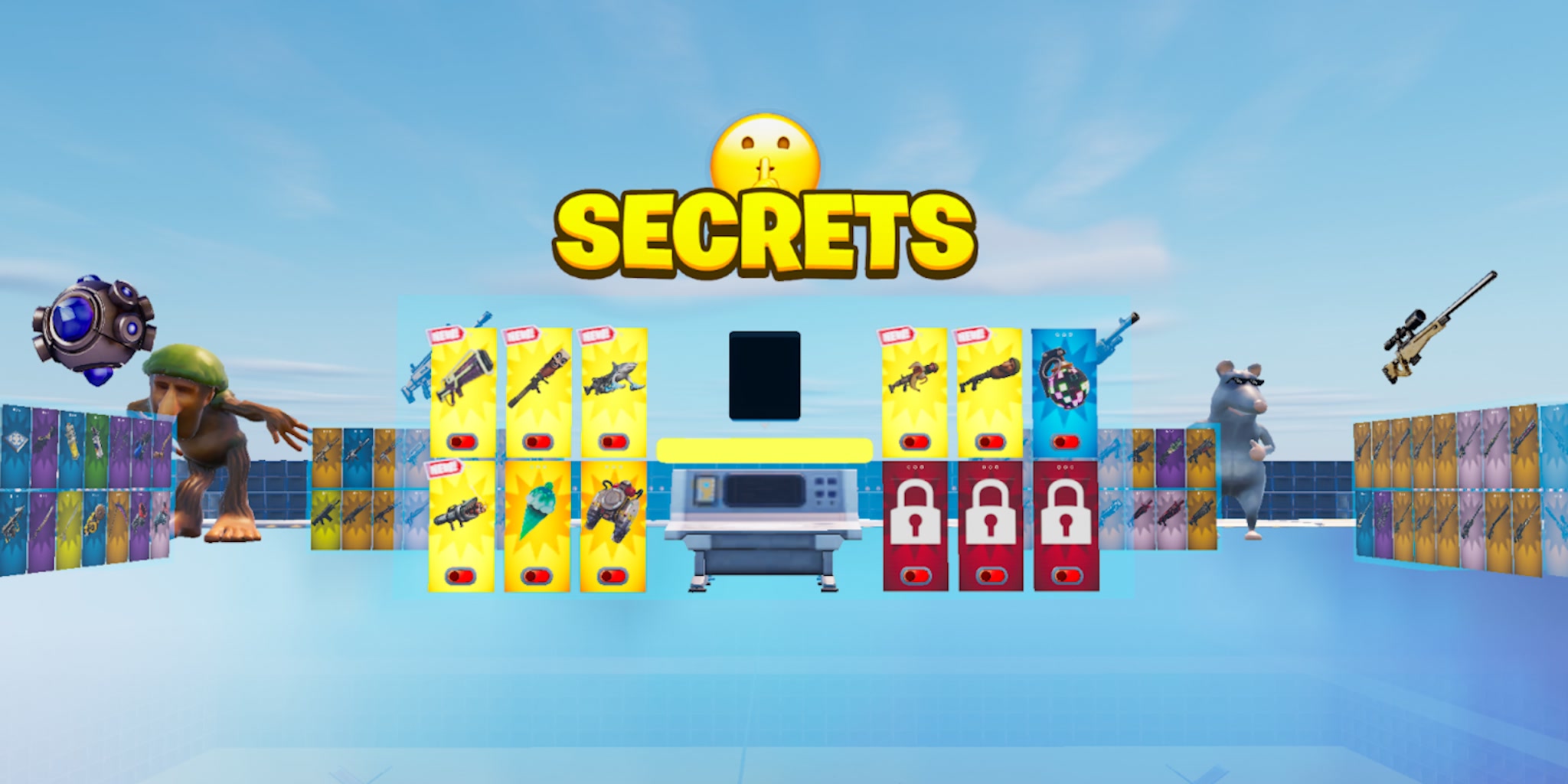 1V1 ALL GUNS & VEHICLES 🎯 FREE FOR ALL