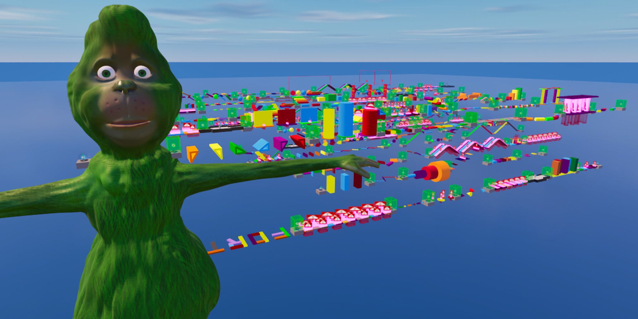 150 LEVEL GRINCH PARKOUR ⭐