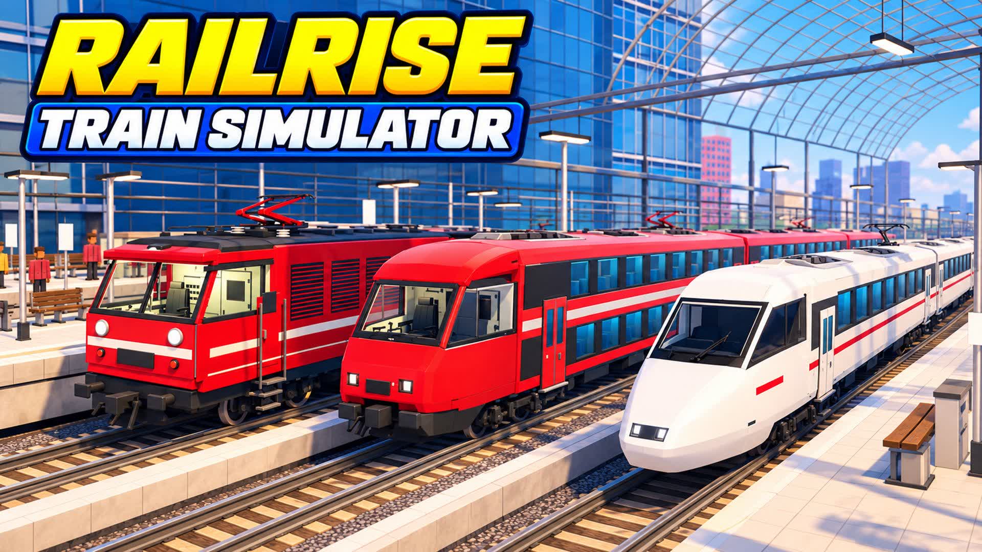 RAILRISE - Train Simulator. - Fortnite island 4003-9594-6736 by DasPlatineStake