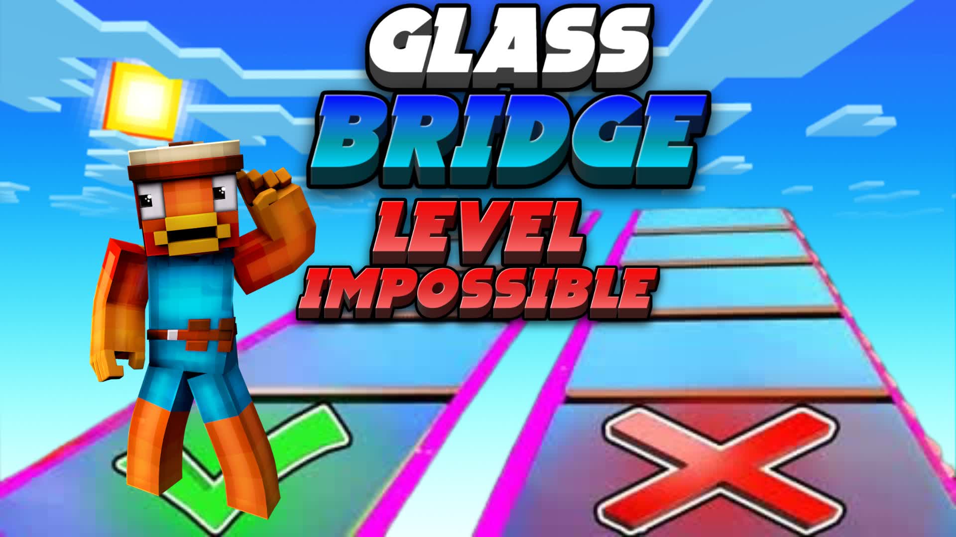 glass bridge impossible- 1% succes 0445-1631-2782 by snaytox - Fortnite ...