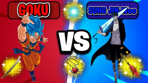 🔥Amazing Goku VS Sung Jin Woo🔴🔵