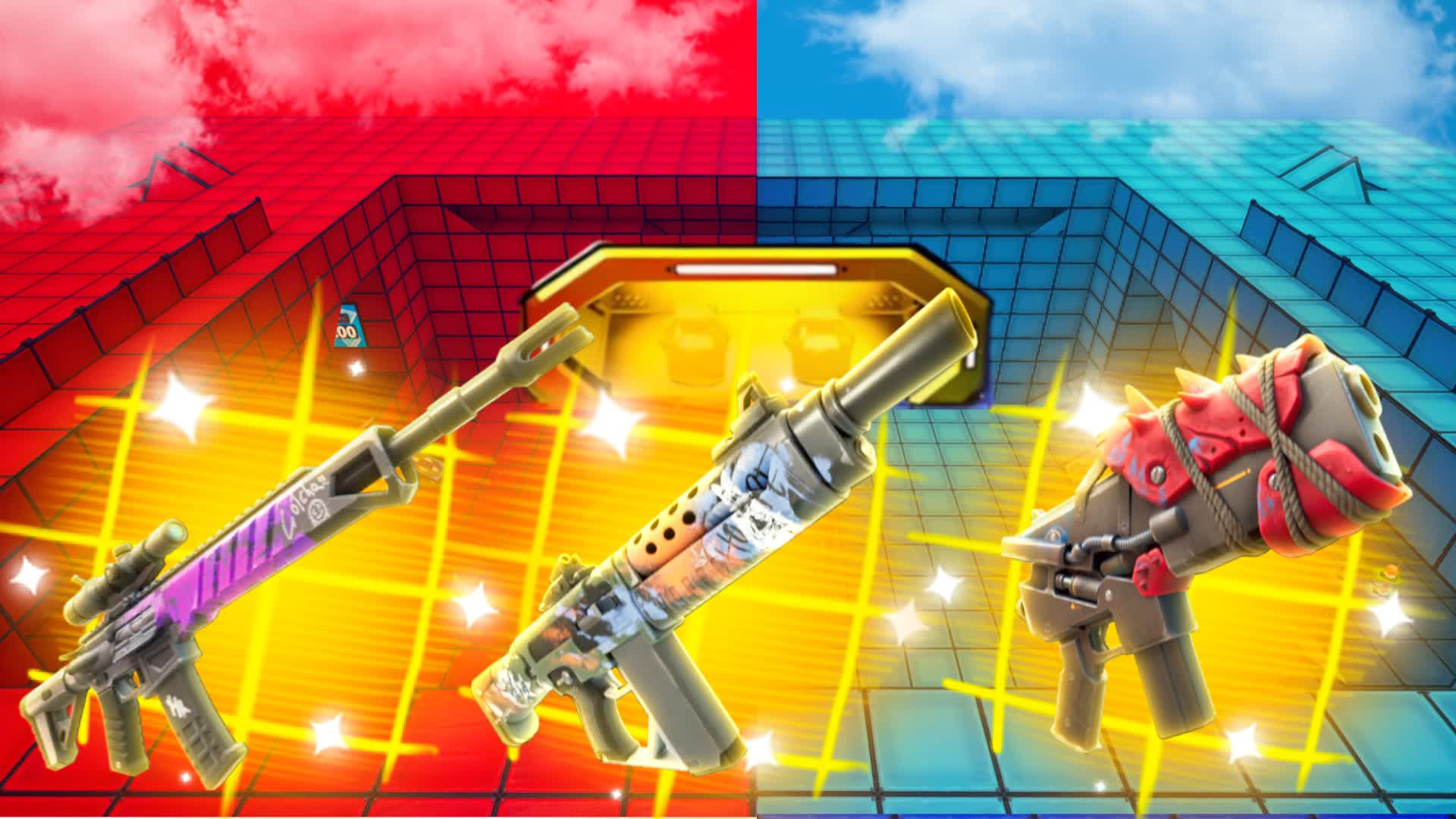 ULTRA MEME CRAZY ⭐️ RED VS BLUE 🔴🔵 0970-5538-7509 by firetruck - Fortnite