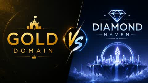 🌌 GOLD DOMAIN VS DIAMOND HAVEN 💎
