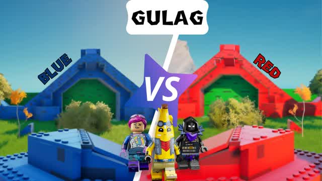 Goulag bleu contre rouge - Brick