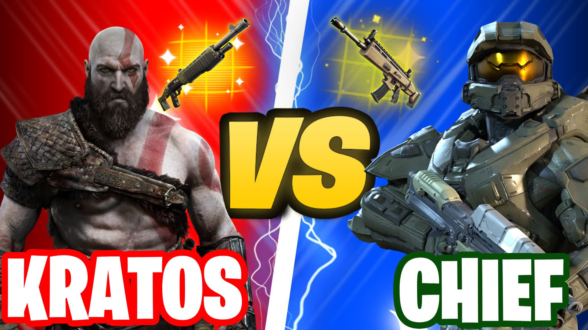 KRATOS-CHIEF RED VS BLUE 🔴🔵