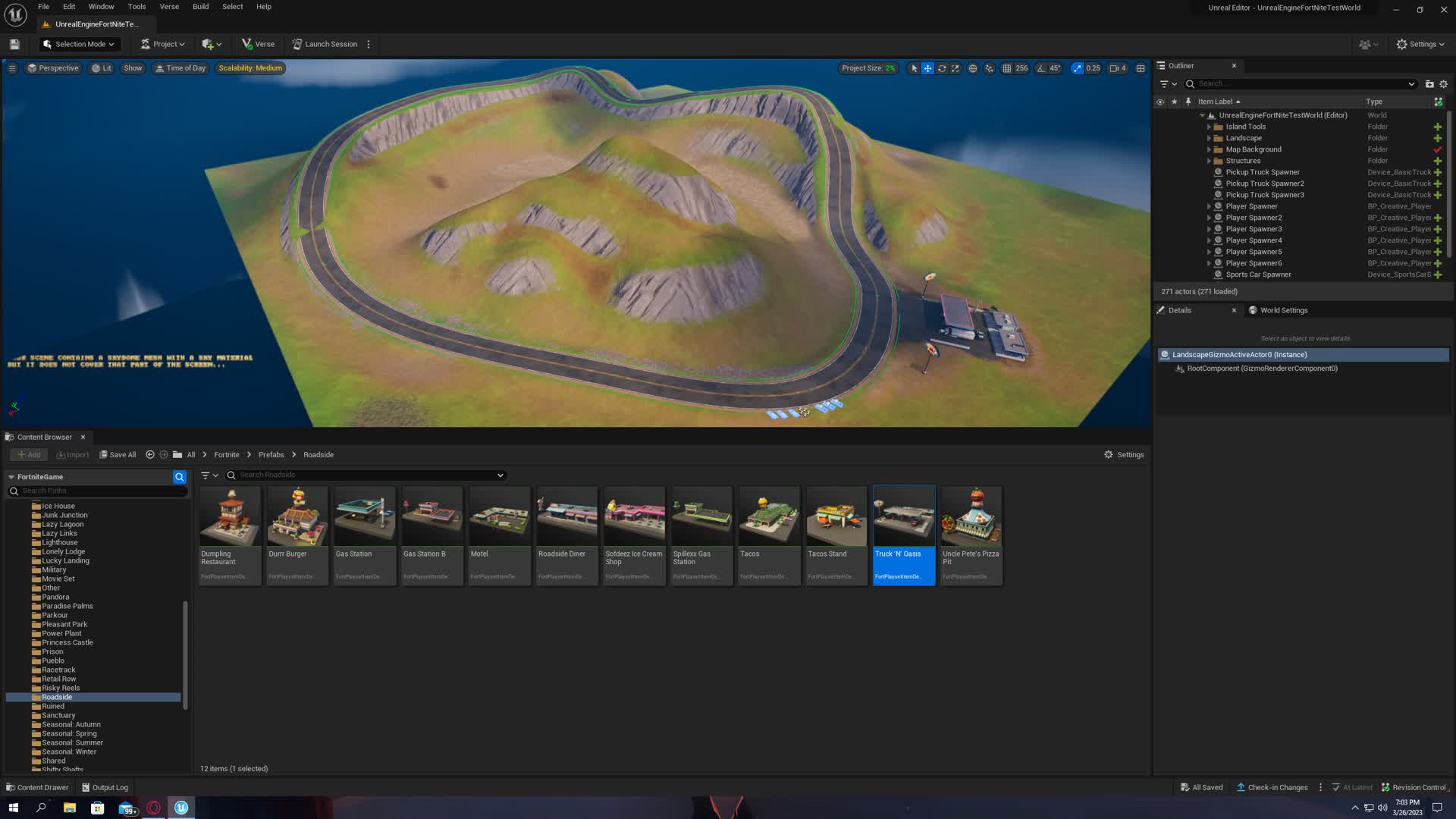 UnrealEngineFortNiteTestWorld