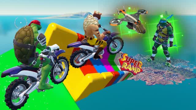 🚗 CAR GAME 🕹️ New TMNT SUPER RAMP