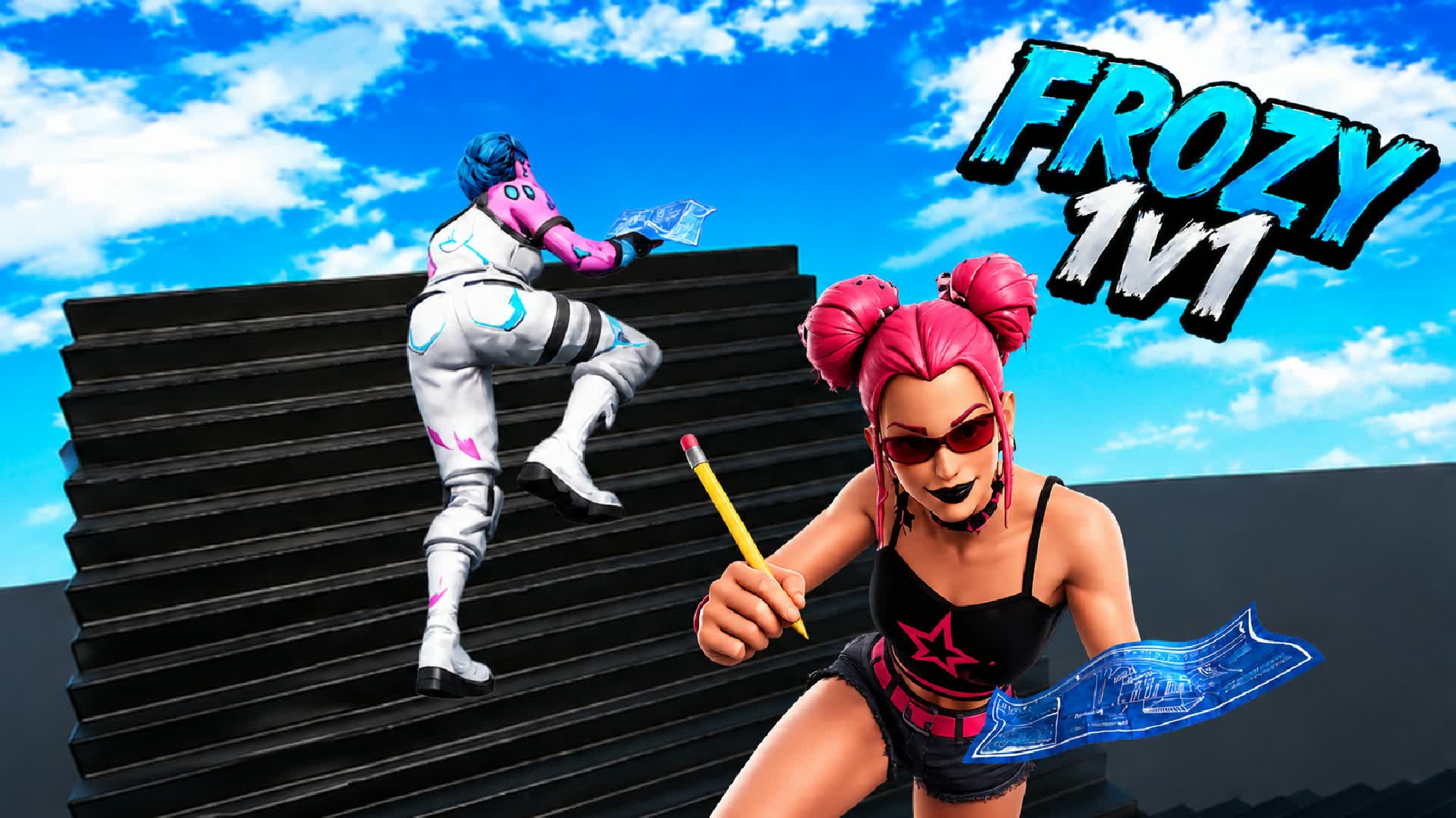 1V1 BUILD FIGTHS [FROZY] — Fortnite island 7015-6355-8488 by Killed by Matej
