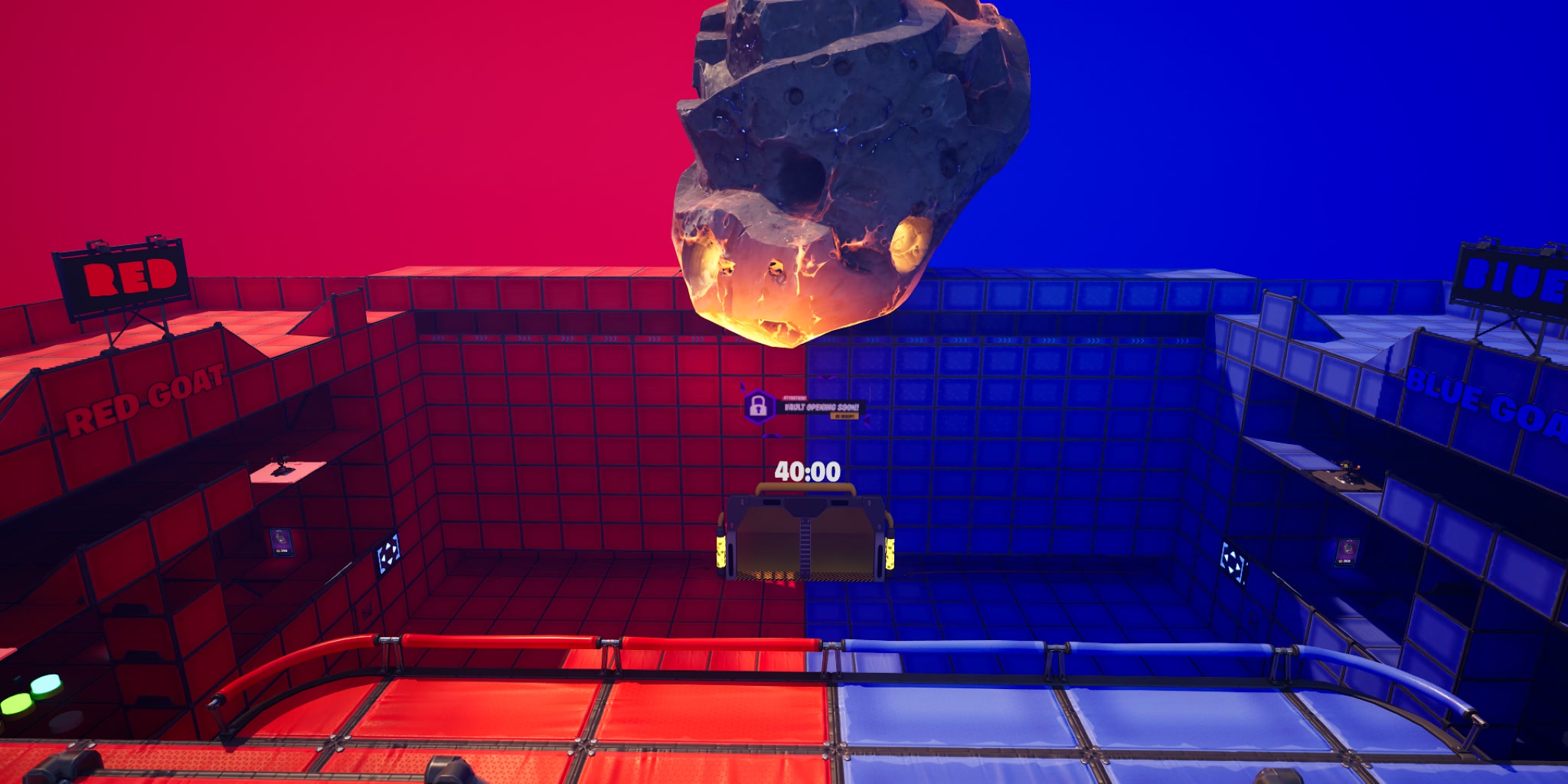 Crazy meteor red vs blue  🔴 🔵