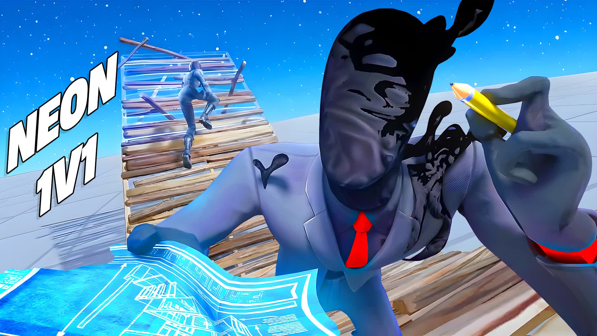 NEON 1V1 BUILD FIGHTS!