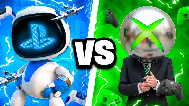 XBOX💚 VS PLAYSTATION 💙 RED VS BLUE