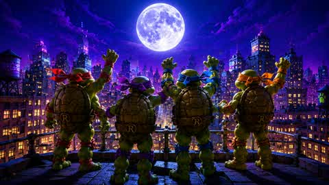 MEGA 🥷 TMNT 99 BOTS HERO ⭐