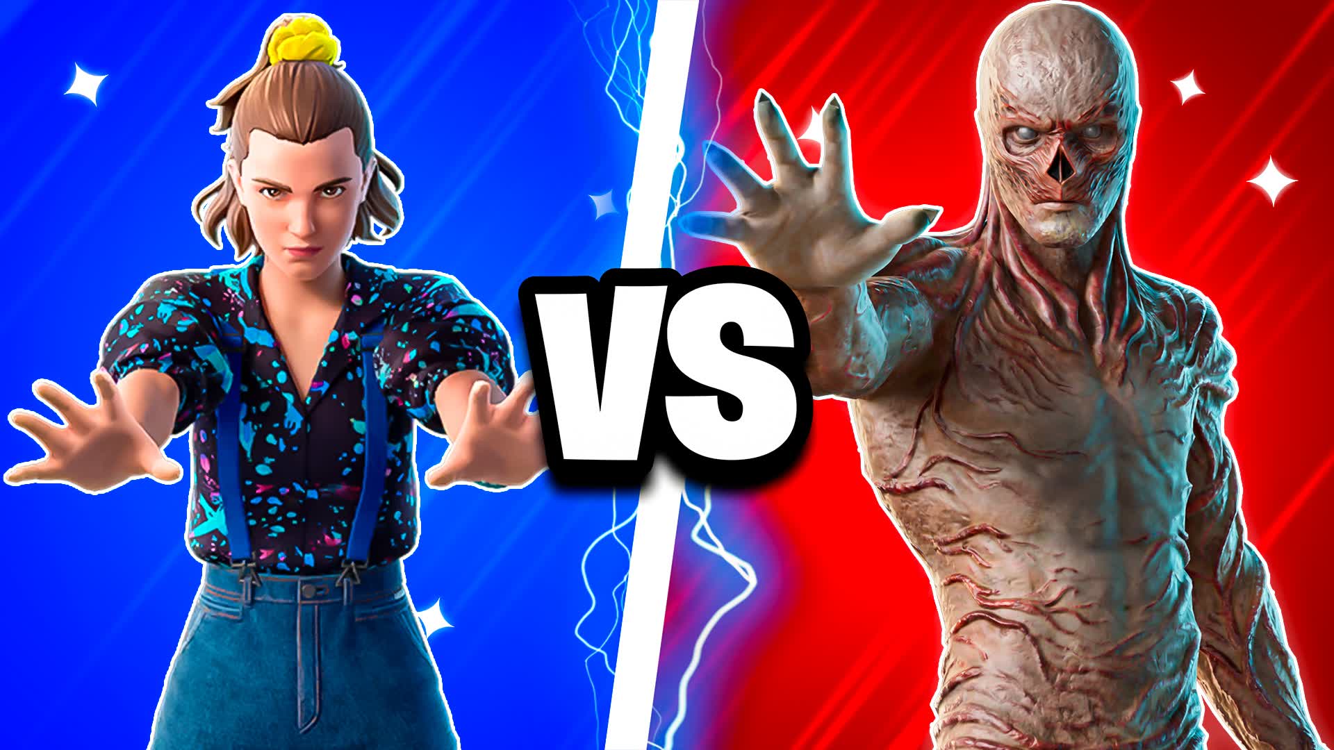 INSANE RED VS BLUE🔴🔵 STRANGER THINGS