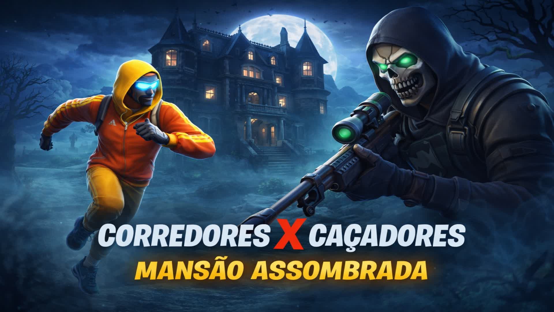 Corredores X Caçadores Mansão Assombrada