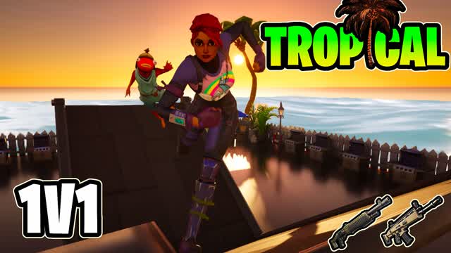 Tropical🌴1V1 BUILD FIGHTS🌞