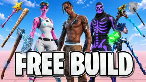 1V1 FREE BUILD FFA WITH PICKAXES SKINS