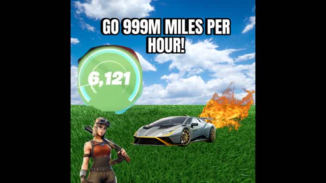 50V50 GO 999M MILES PER HOUR