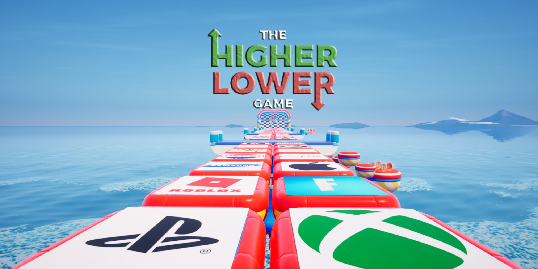 HIGHER OR LOWER ↗️ PARKOUR MINIGAME