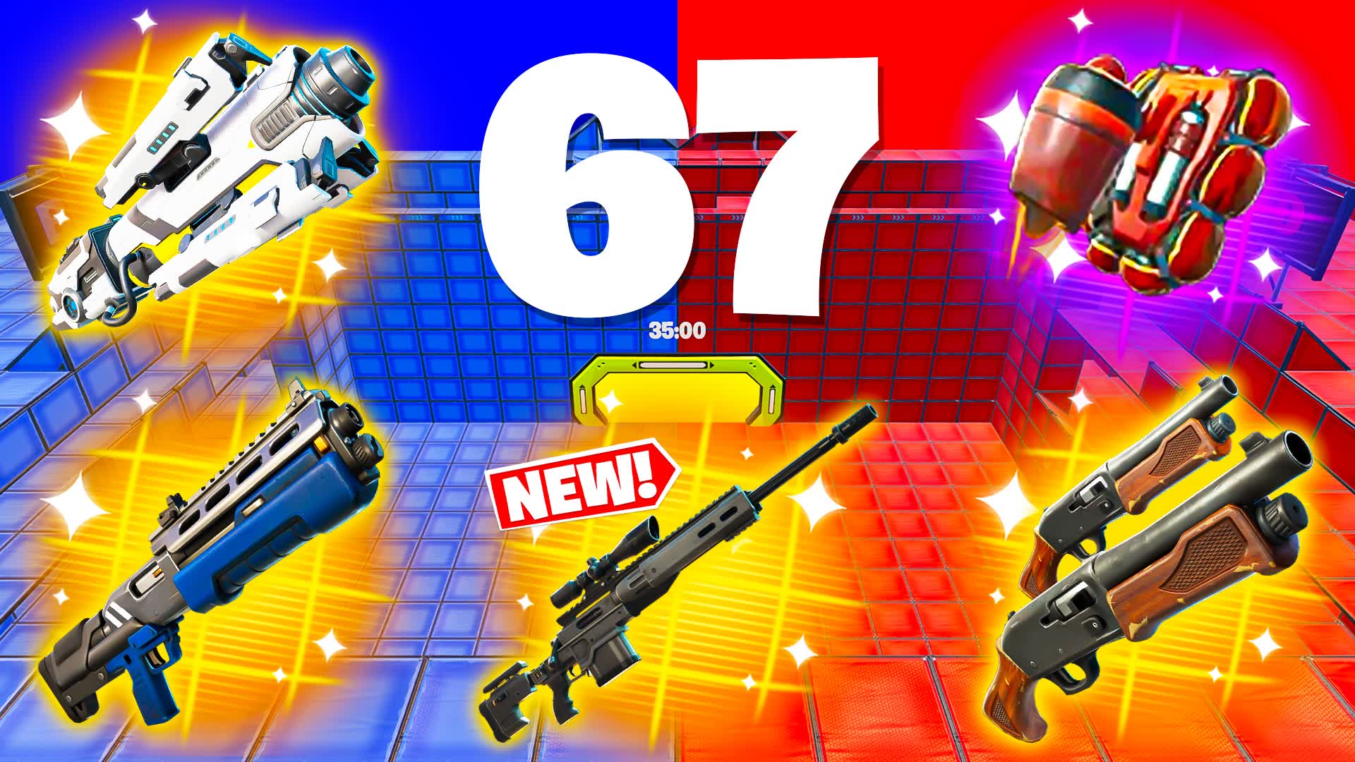 67 MEGA RED VS BLUE ⭐ CARS (SIX SEVEEEN)