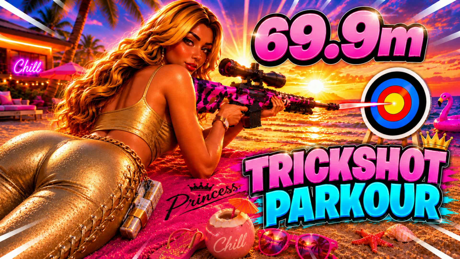 🌟⚡ HOT SUNNY TRICKSHOT PARKOUR 85+