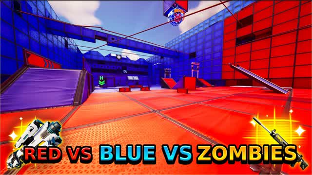 Red vs blue vs Zombies