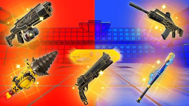 RED VS BLUE 🔴🔵 RANK-UP | ALL GUNS