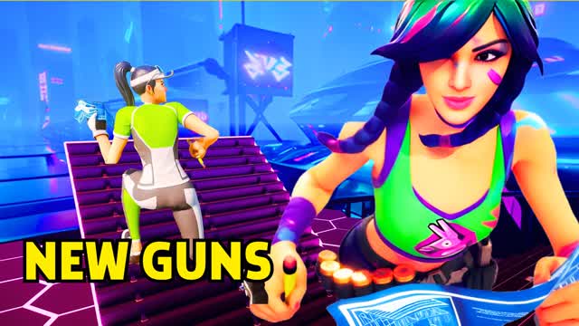 Futuristic 1v1 Build Fight