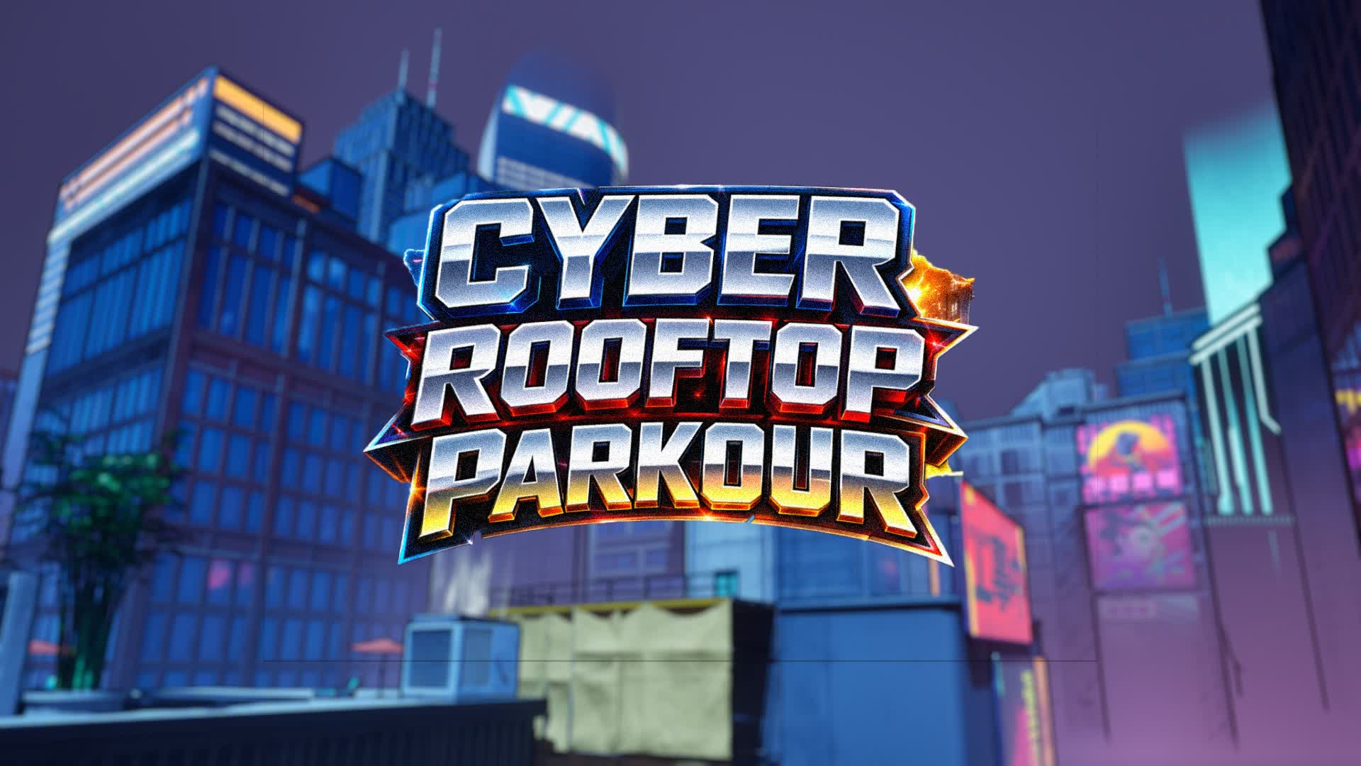 CYBER ROOFTOP PARKOUR