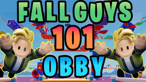 👑 Fall Guys Ultimate 101+ level Obby ⭐