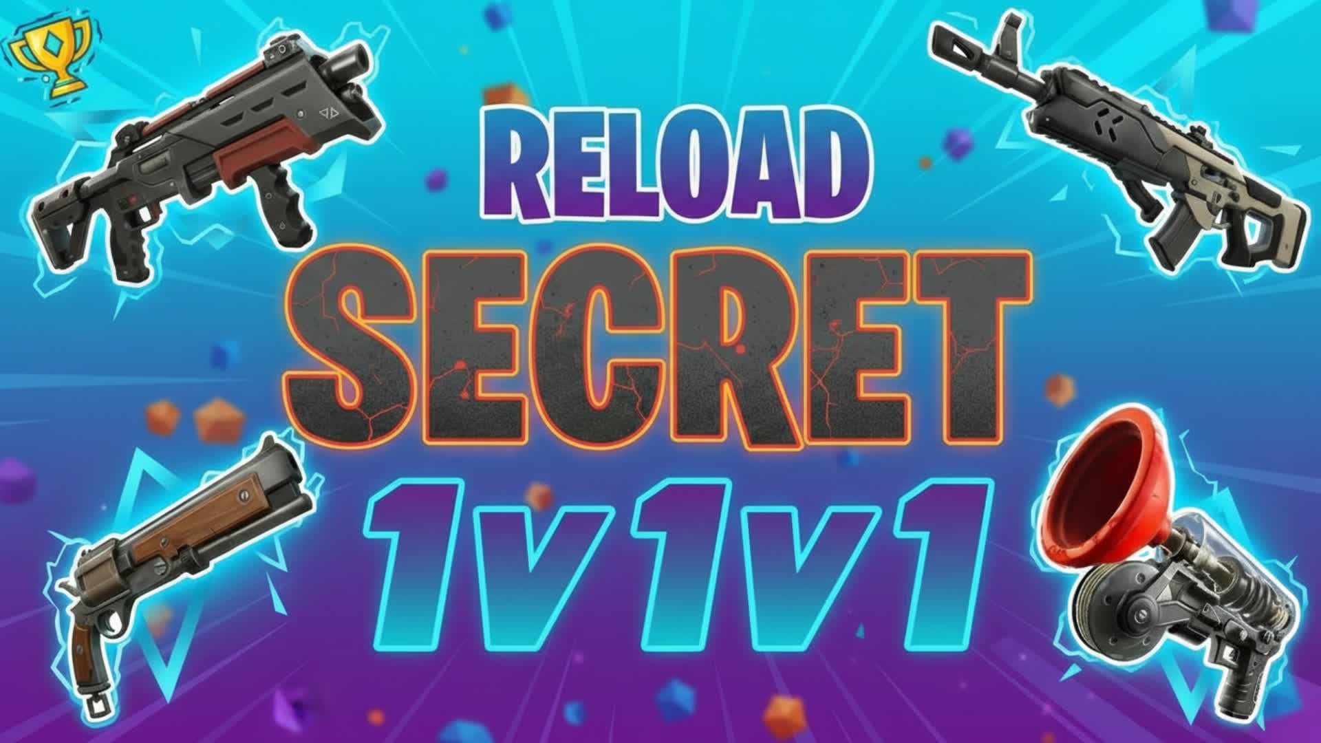 1V1V1 リロード 1V1 ドン勝つ ランク シークレット