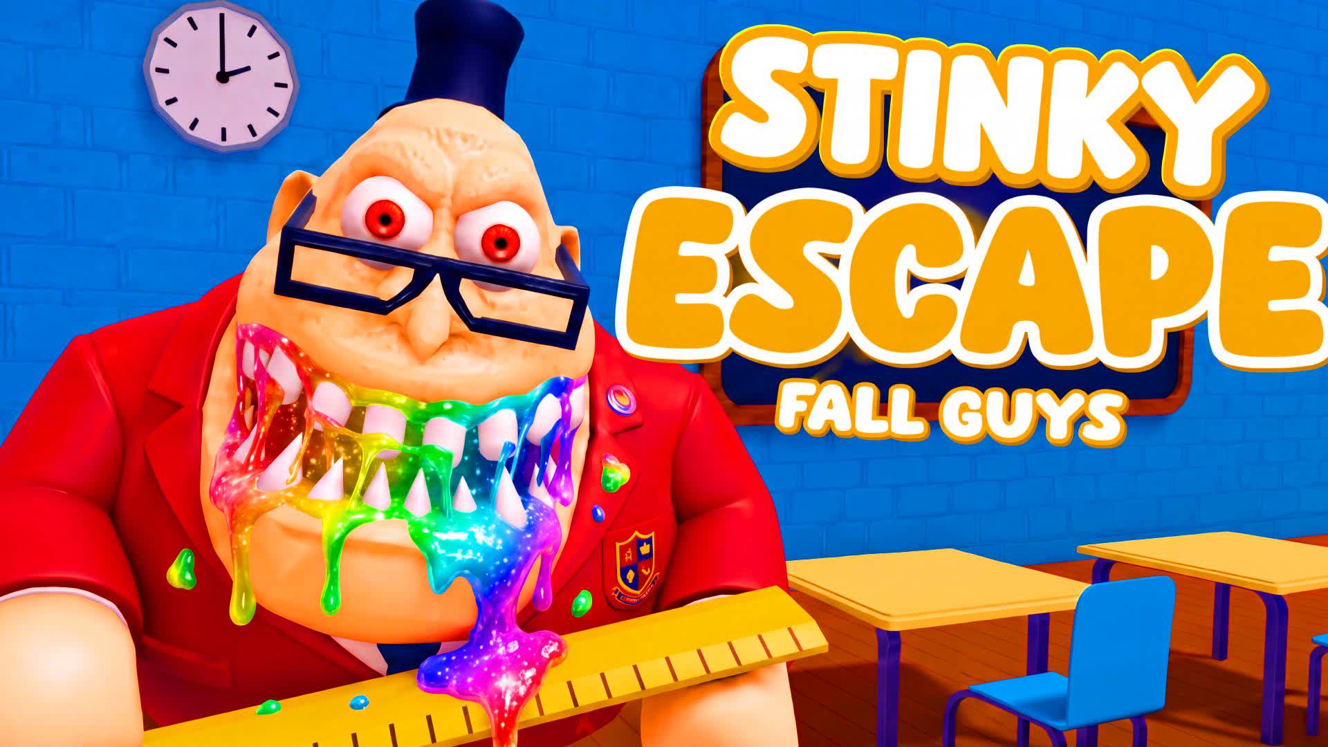 ESCAPE STINKY DETENTION FALL GUYS [OBBY]