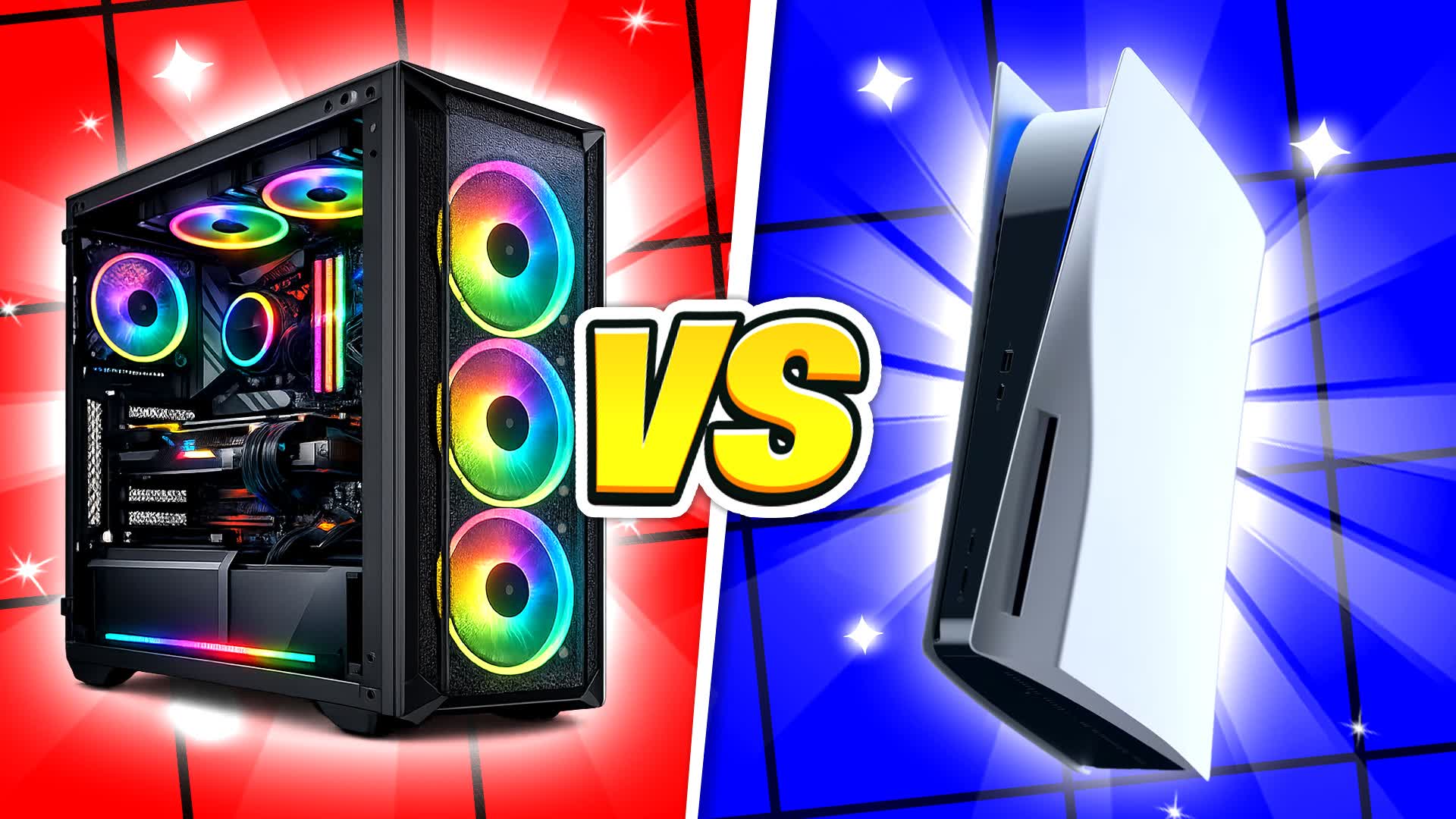 PC VS CONSOLE RED VS BLUE (SUPER) V2