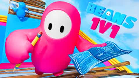 Fall Guy 1v1! 99 BOTS ROYALE!