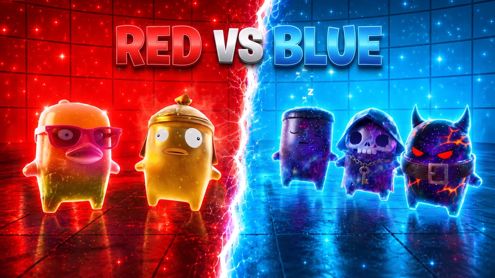 赤対青 🔴🔵 ブレインロット対ブレインロット